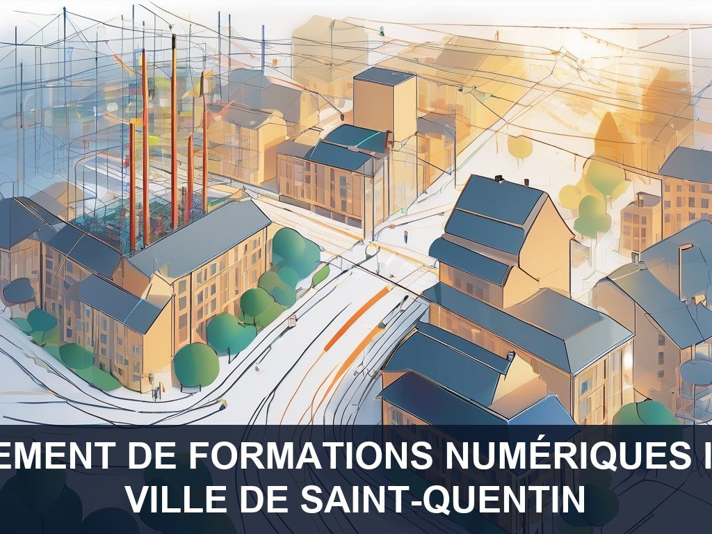 Illustration pour Ville de Saint-Quentin: Développement de formations numériques inclusives
