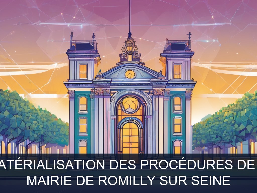 Illustration pour Mairie de ROMILLY SUR SEINE: Optimisation et dématérialisation des procédures de commande publique (Potentiel à Court Terme)