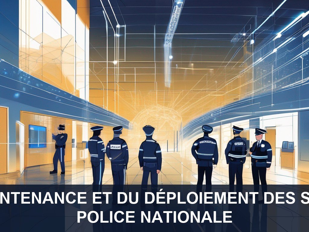 Illustration pour Police Nationale: Amélioration de la maintenance et du déploiement des systèmes d'information
