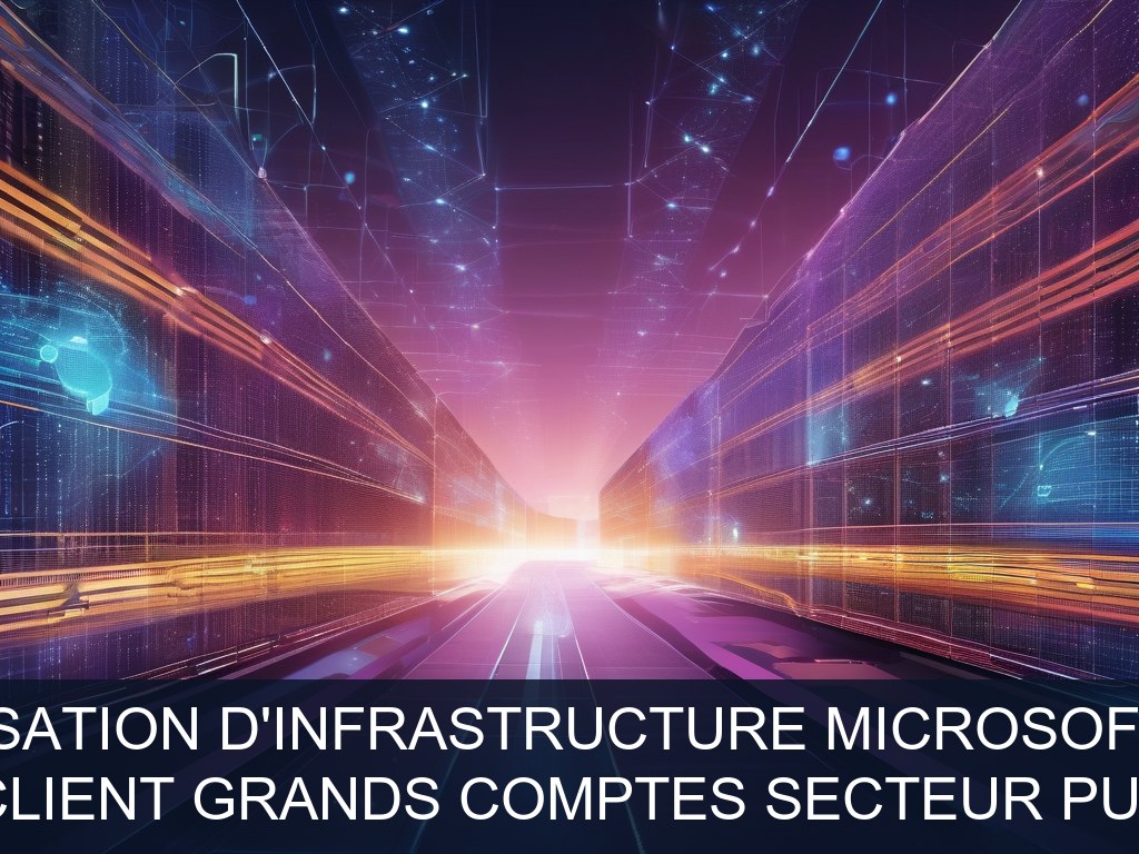 Illustration pour Non spécifié (client grands comptes secteur public probable): Migration et modernisation d'infrastructure Microsoft On Premise et Cloud (Potentiel à C