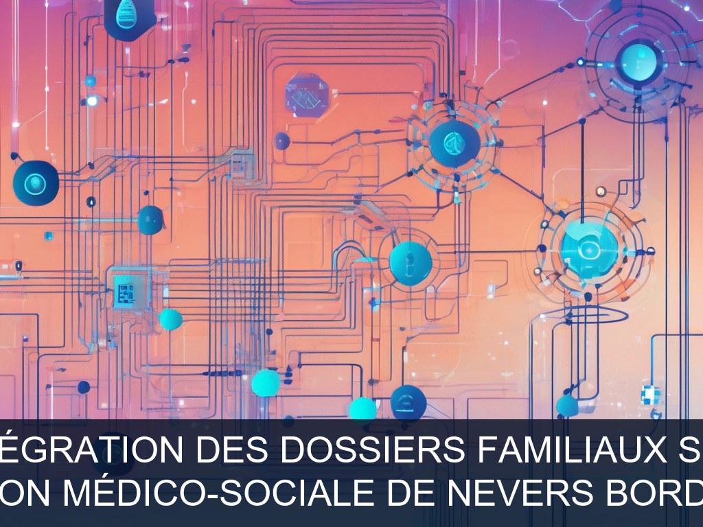 Illustration pour Site d'Action Médico-sociale de Nevers Bords de Loire: Automatisation et intégration des dossiers familiaux sur logiciel spécialisé (Potentiel à Court
