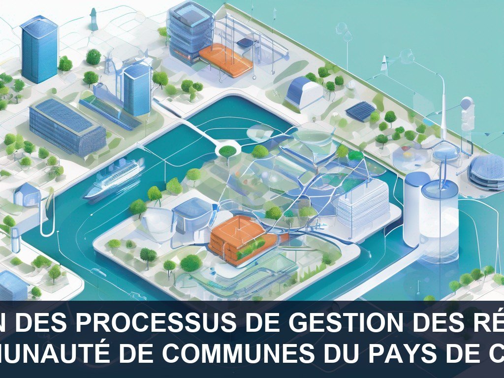 Illustration pour Communauté de Communes du Pays de Craon: Optimisation des processus de gestion des réseaux d'eau