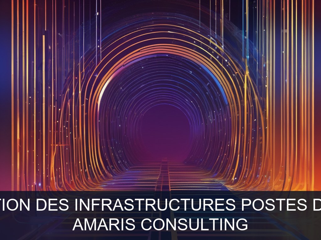 Illustration pour Amaris Consulting: Optimisation des Infrastructures Postes de Travail (Potentiel à Court Terme)