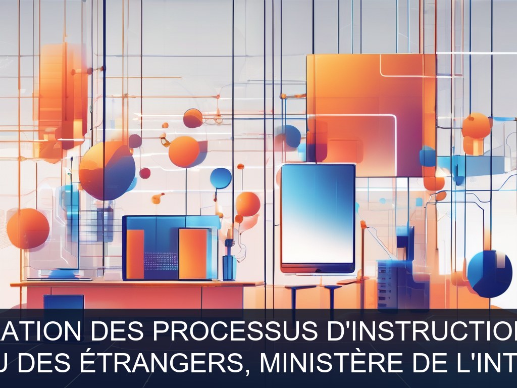 Illustration pour Bureau des étrangers, Ministère de l'Intérieur: Optimisation et intégration des processus d'instruction des titres de séjour (Potentiel à Court Terme)