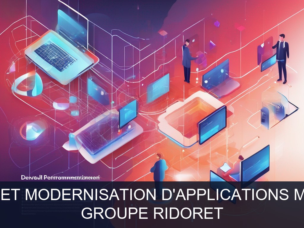Illustration pour Groupe RIDORET: Développement et modernisation d'applications métiers internes (Potentiel à Court Terme)