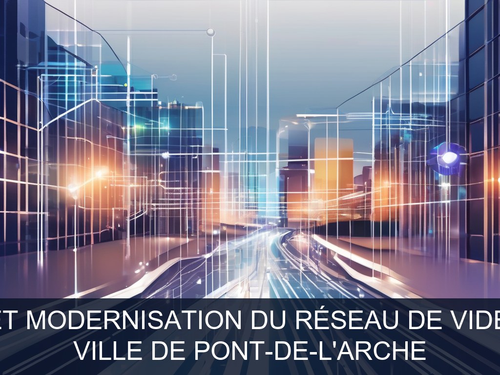 Illustration pour Ville de Pont-de-l'Arche: Optimisation et modernisation du réseau de vidéo protection