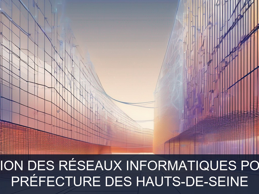 Illustration pour Préfecture des Hauts-de-Seine: Optimisation des réseaux informatiques pour le CAD (Potentiel à Court Terme)