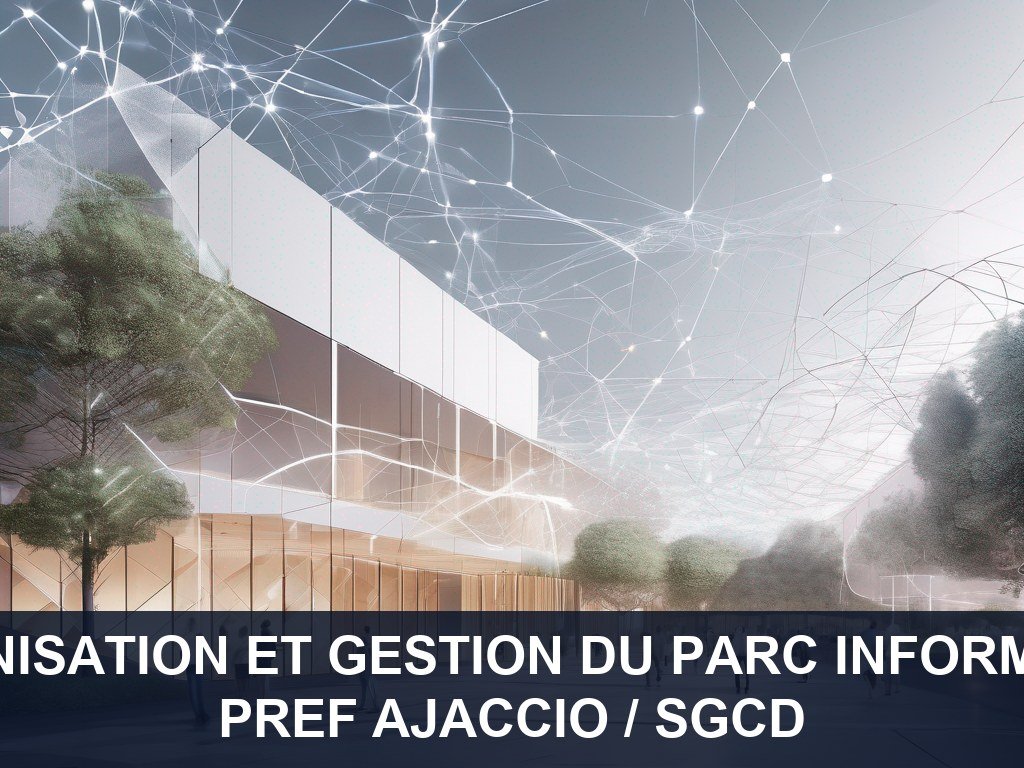 Illustration pour PREF AJACCIO / SGCD: Modernisation et gestion du parc informatique