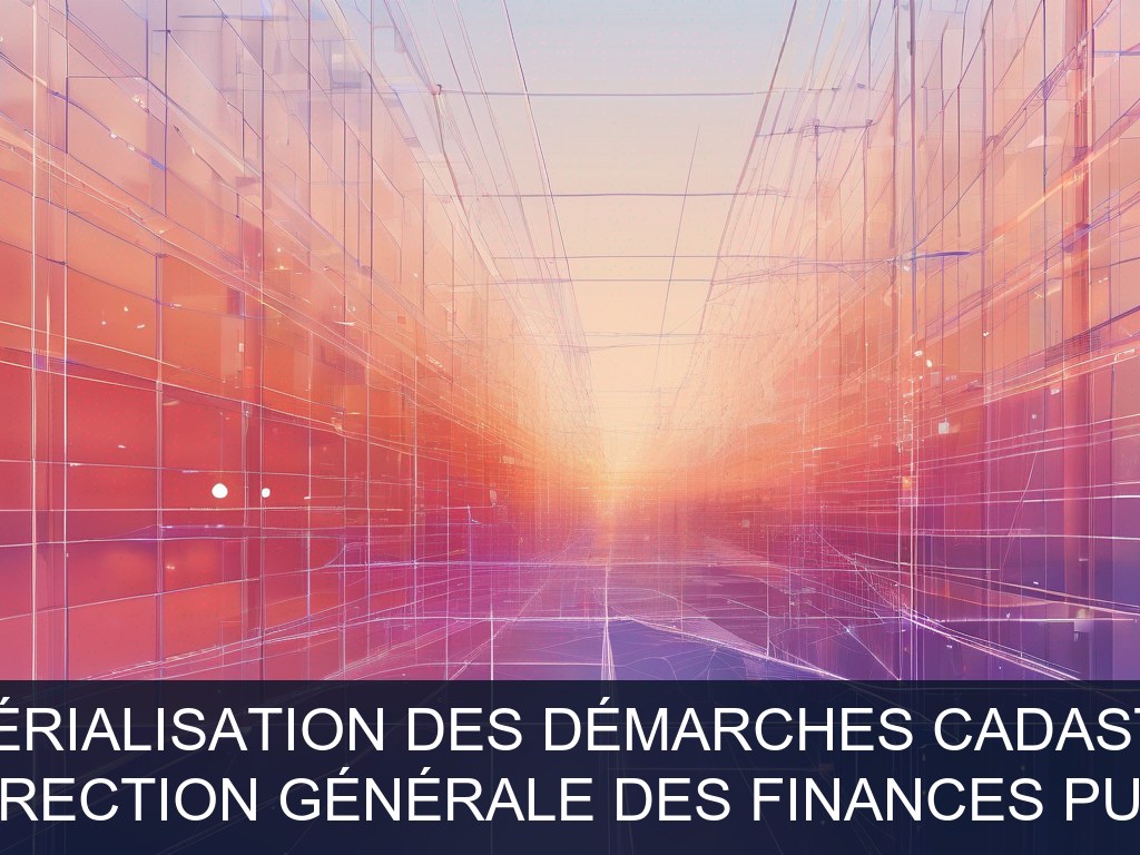 Illustration pour DGFiP (Direction Générale des Finances Publiques): Dématérialisation des démarches cadastrales (Potentiel à Court Terme)