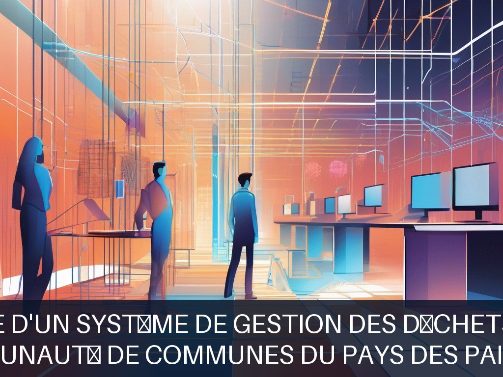 Illustration pour Communauté de Communes du Pays des Paillons: Mise en place d'un système de gestion des déchets intelligent