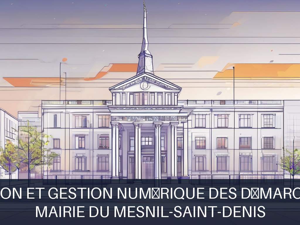 Illustration pour Mairie du Mesnil-Saint-Denis: Dématérialisation et gestion numérique des démarches citoyennes (Potentiel à Court Terme)