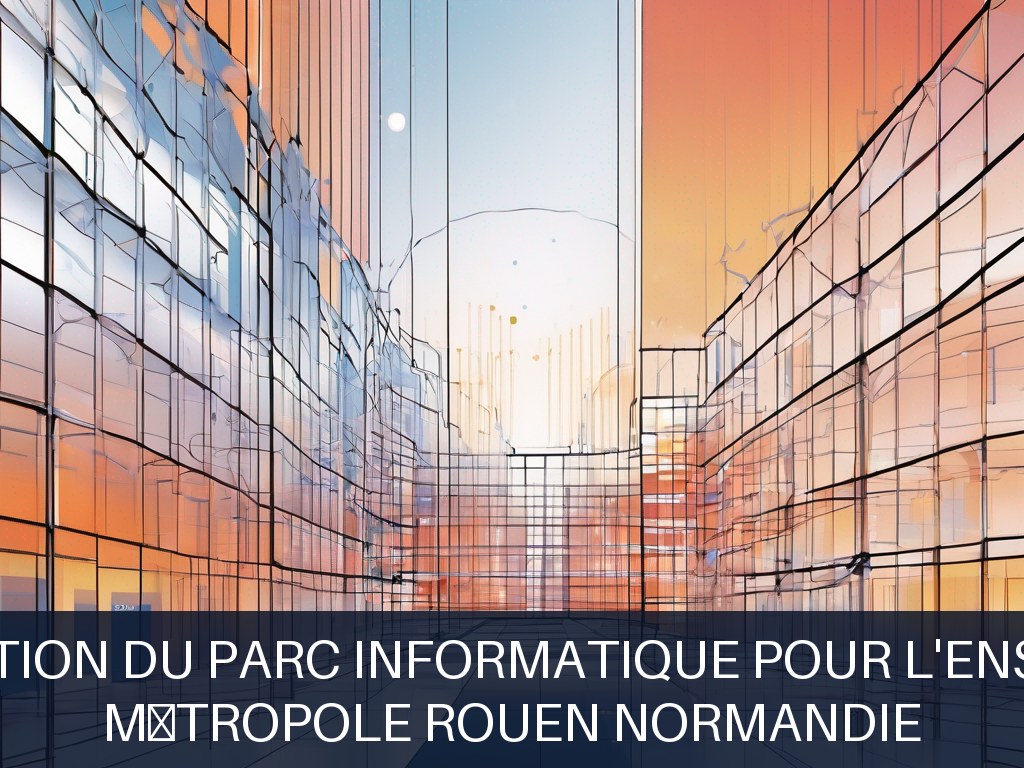 Illustration pour Métropole Rouen Normandie: Modernisation du parc informatique pour l'enseignement (Potentiel à Court Terme)