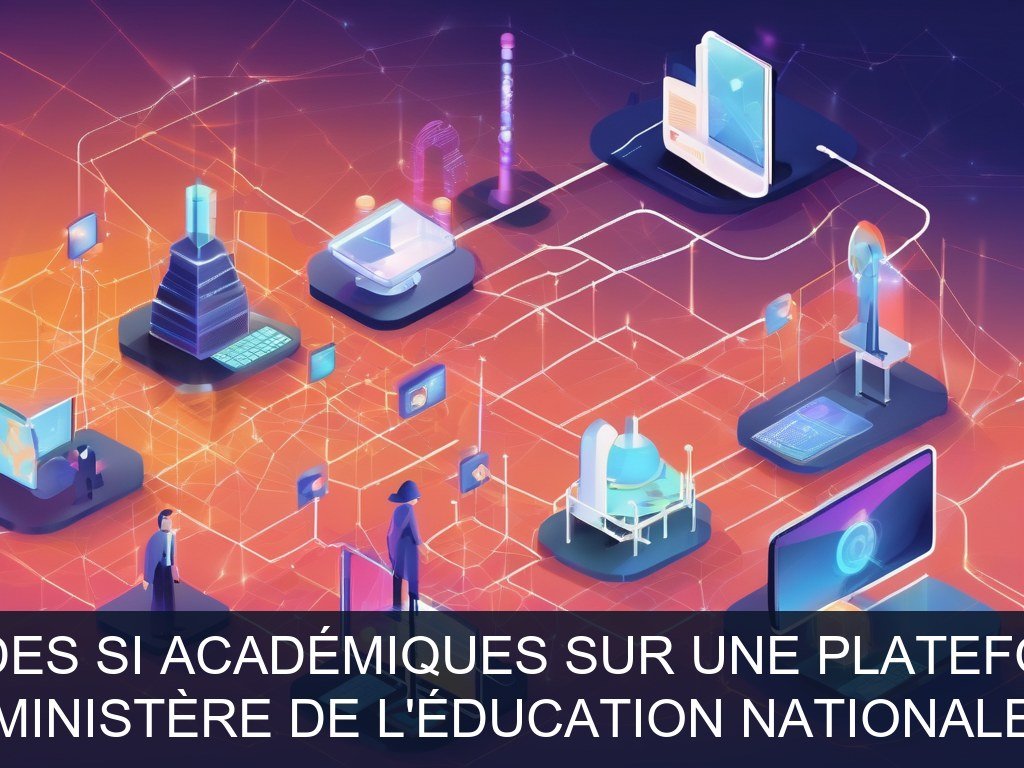 Illustration pour Ministère de l'Éducation Nationale: Centralisation des SI Académiques sur une Plateforme Mutualisée (Potentiel à Court Terme)
