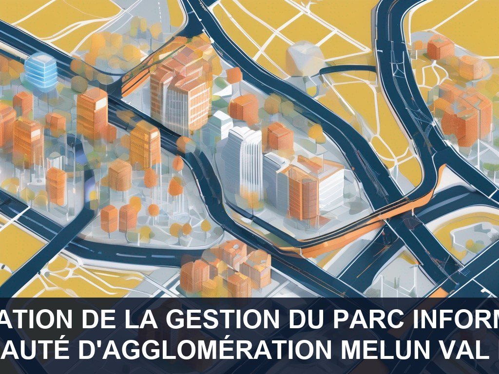 Illustration pour Communauté d'Agglomération Melun Val de Seine: Optimisation de la gestion du parc informatique