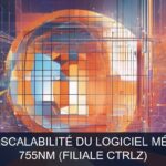 Illustration pour 755nm (filiale CtrlZ): Modernisation et scalabilité du logiciel métier propriétaire (Potentiel à Court Terme)