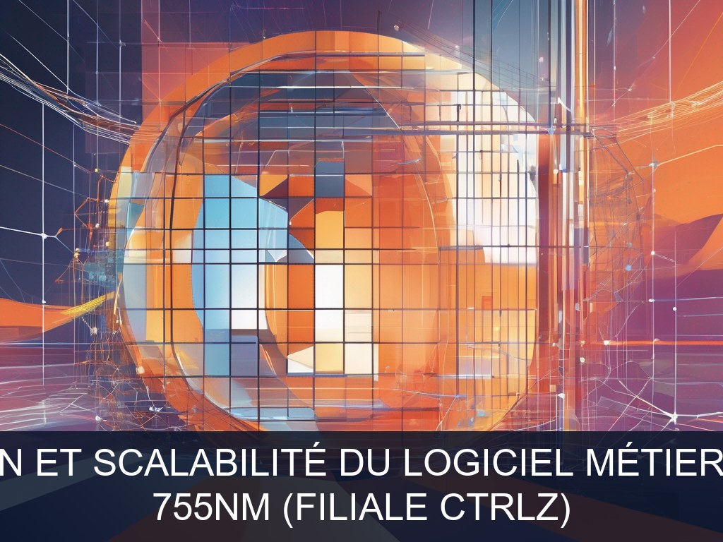 Illustration pour 755nm (filiale CtrlZ): Modernisation et scalabilité du logiciel métier propriétaire (Potentiel à Court Terme)