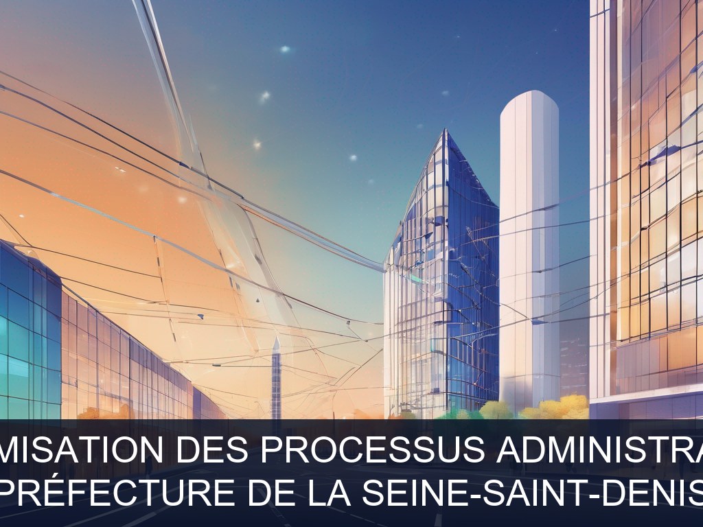 Illustration pour Préfecture de la Seine-Saint-Denis: Optimisation des processus administratifs
