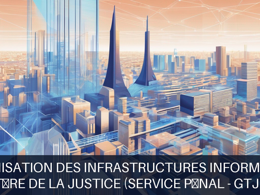 Illustration pour Ministère de la Justice (Service pénal - GTJ Paris): Modernisation des Infrastructures Informatiques