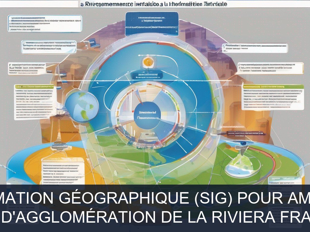 Illustration pour Communauté d'agglomération de la Riviera française (CARF): Développement d'un système d'information géographique (SIG) pour améliorer la planification