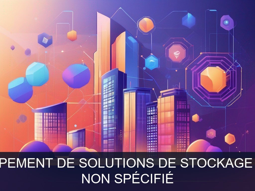 Illustration pour Non spécifié: Développement de solutions de stockage durable