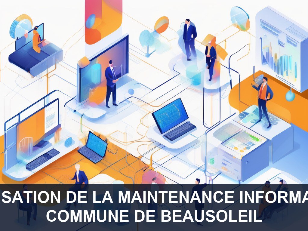 Illustration pour Commune de Beausoleil: Optimisation de la Maintenance Informatique