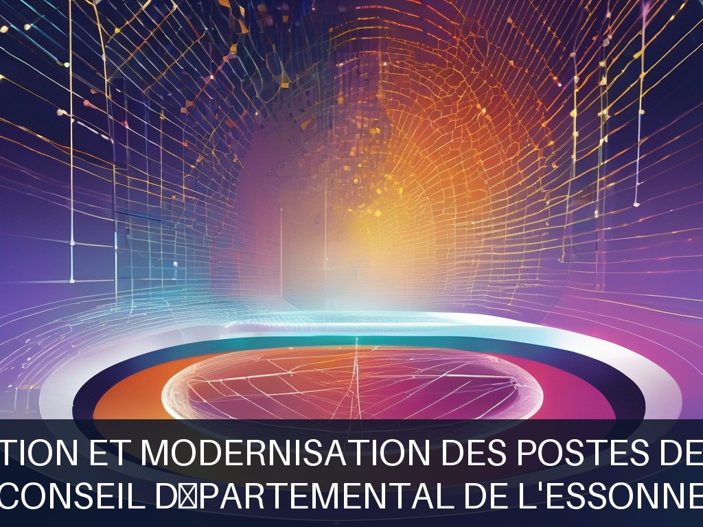 Illustration pour Conseil départemental de l'Essonne: Intégration et Modernisation des Postes de Travail (Potentiel à Court Terme)