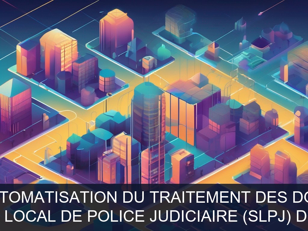 Illustration pour Service Local de Police Judiciaire (SLPJ) de Rodez: Optimisation et automatisation du traitement des données judiciaires (Potentiel à Court Terme)