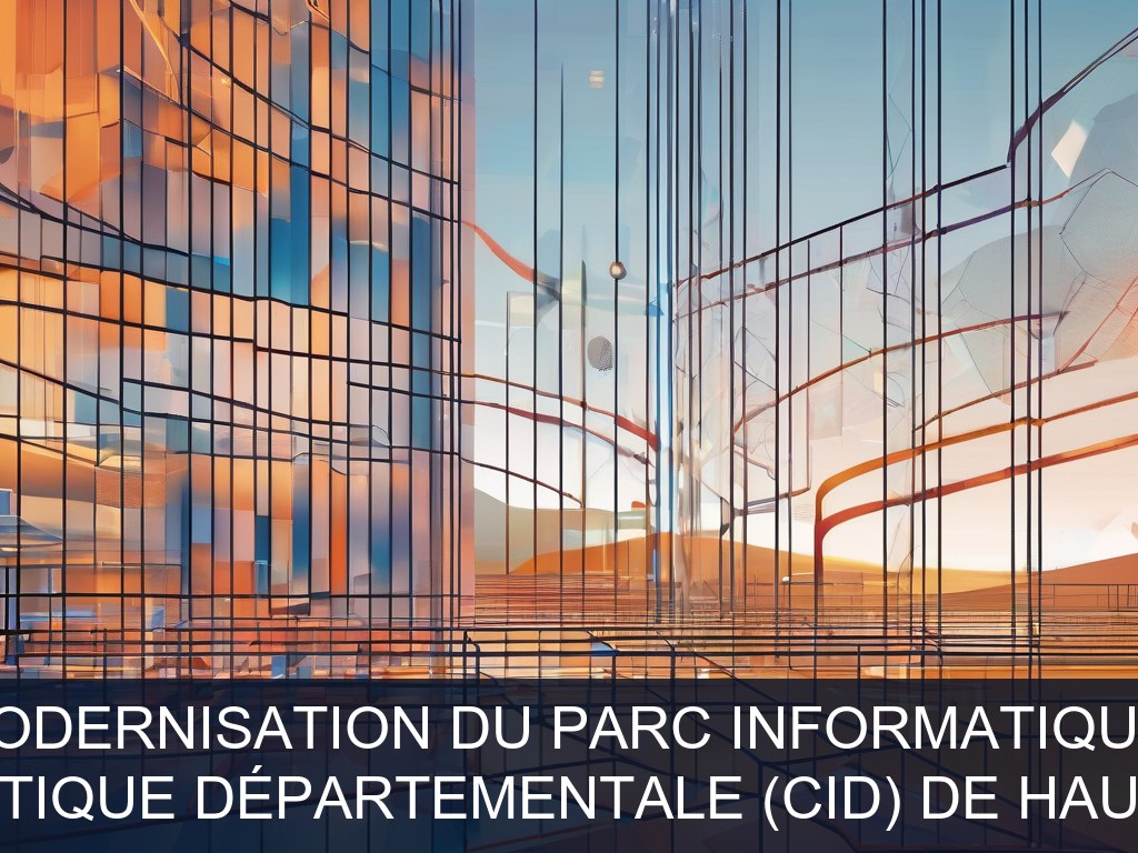 Illustration pour Cellule Informatique Départementale (CID) de Haute-Savoie - DGFIP: Optimisation et modernisation du parc informatique et téléphonie IP (Potentiel à Co