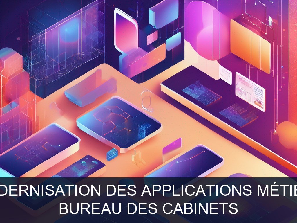 Illustration pour Bureau des Cabinets: Modernisation des Applications Métiers (Potentiel à Court Terme)