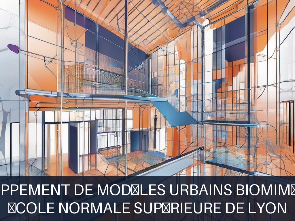 Illustration pour École Normale Supérieure de Lyon: Développement de modèles urbains biomimétiques (Potentiel à Court Terme)