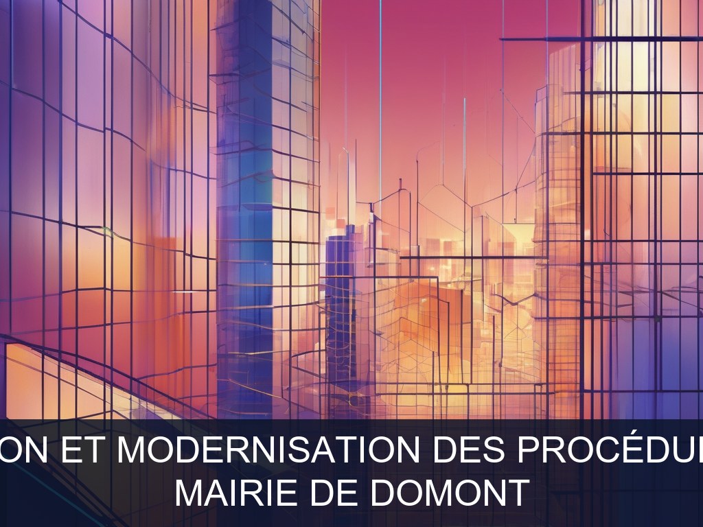 Illustration pour Mairie de DOMONT: Dématérialisation et modernisation des procédures d'urbanisme (Potentiel à Court Terme)