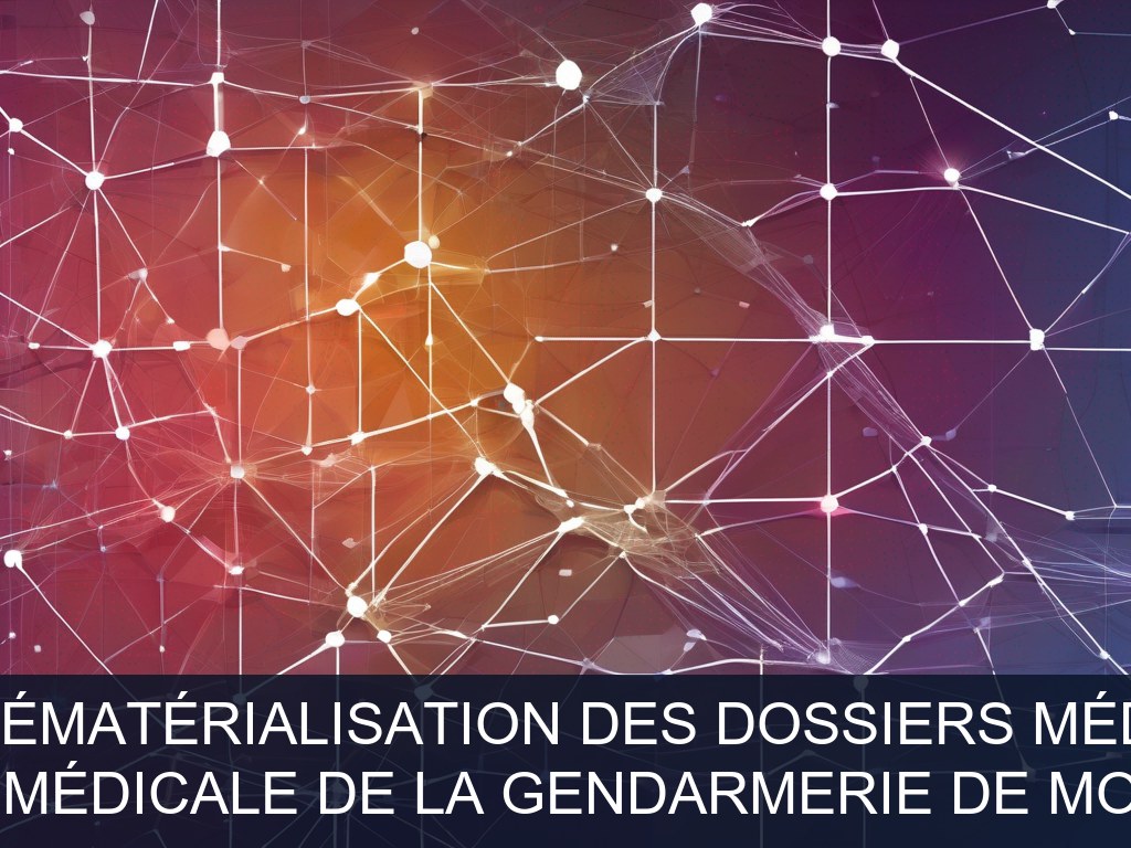 Illustration pour Antenne médicale de la gendarmerie de Montluçon: Optimisation et dématérialisation des dossiers médicaux sur AXONE (Potentiel à Court Terme)