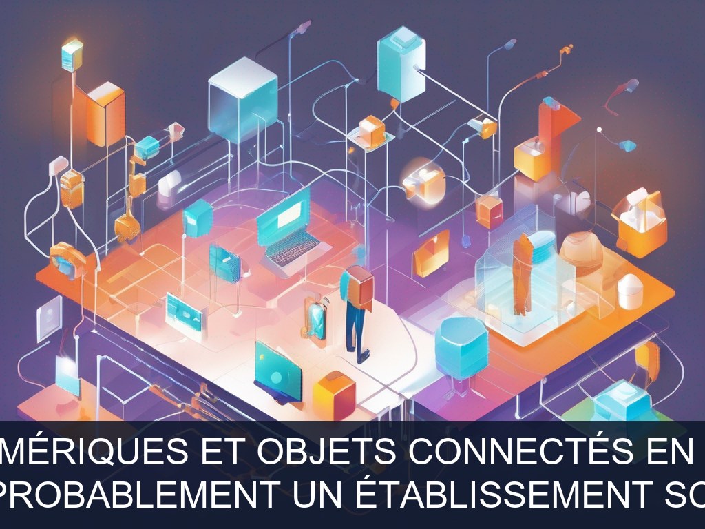 Illustration pour Non spécifié (probablement un établissement scolaire public): Intégration d'outils numériques et objets connectés en formation industrielle (Potentiel