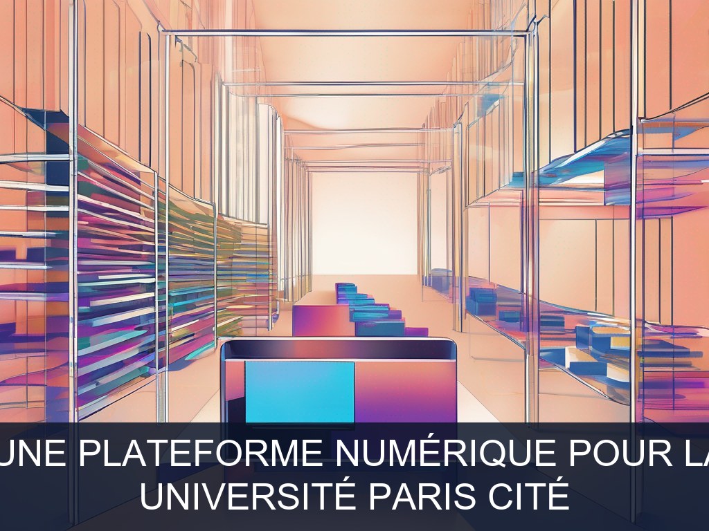 Illustration pour Université Paris Cité: Développement d'une plateforme numérique pour la bibliothèque MIR