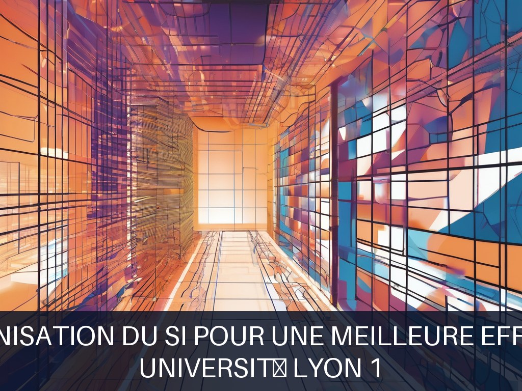 Illustration pour Université Lyon 1: Modernisation du SI pour une meilleure efficacité (Potentiel à Court Terme)