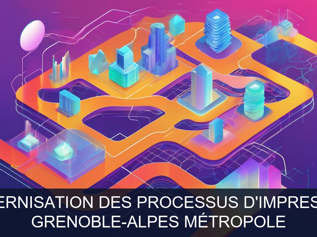 Illustration pour Grenoble-Alpes Métropole: Modernisation des processus d'impression
