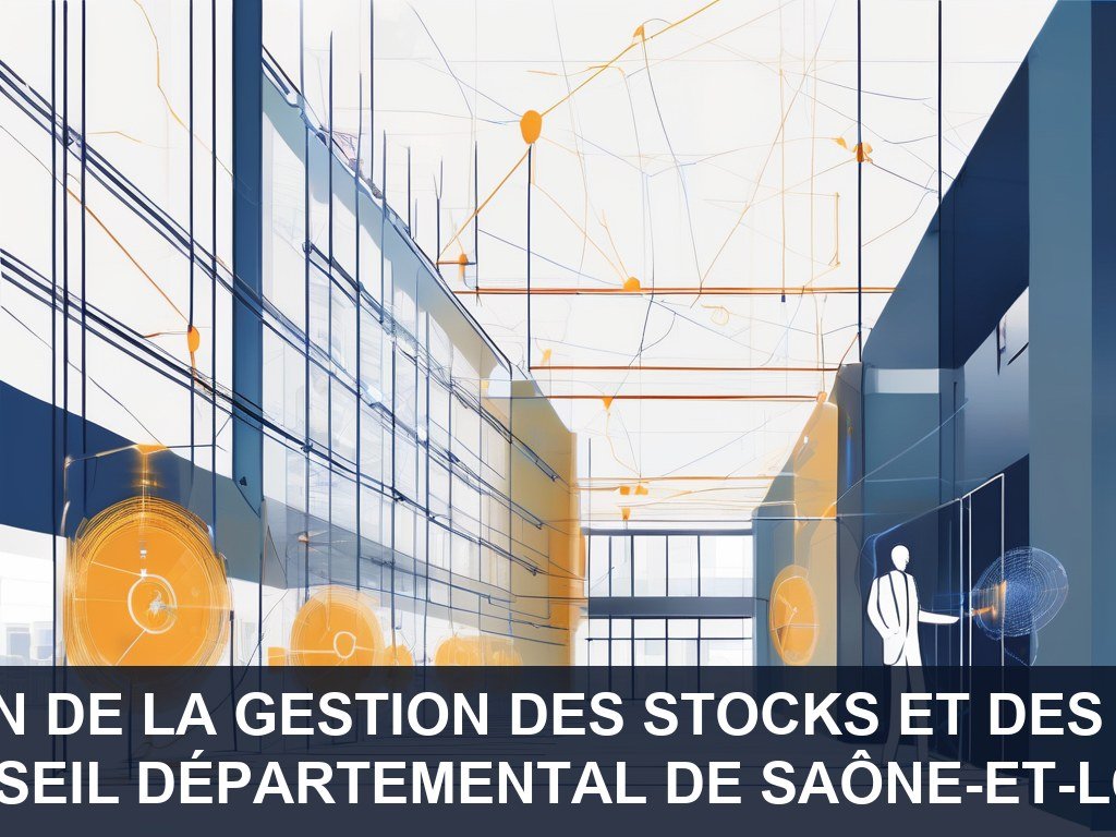 Illustration pour Conseil Départemental de Saône-et-Loire: Optimisation de la Gestion des Stocks et des Commandes