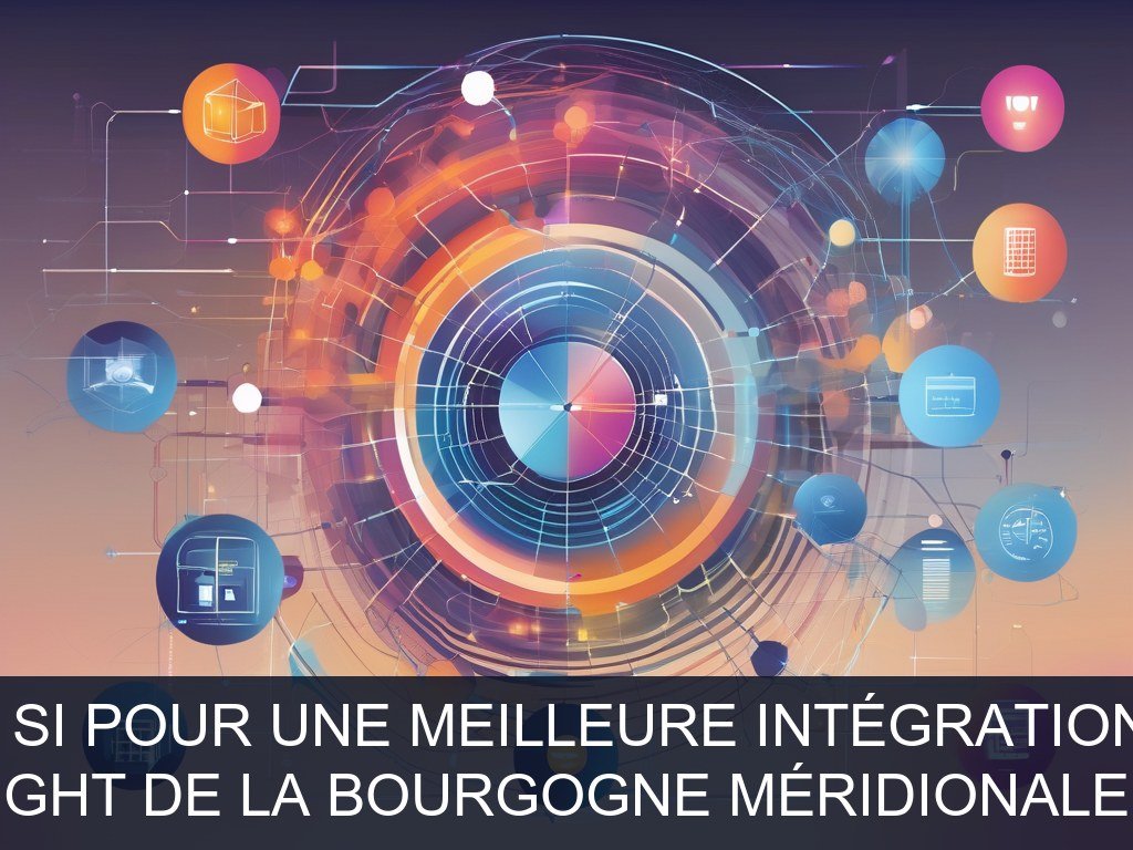 Illustration pour GHT de la Bourgogne Méridionale: Modernisation du SI pour une meilleure intégration des applications (Potentiel à Court Terme)