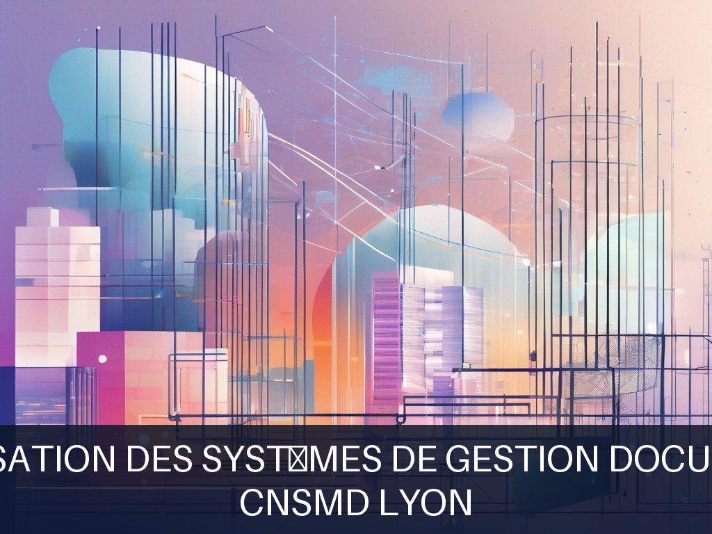 Illustration pour CNSMD Lyon: Modernisation des systèmes de gestion documentaire (Potentiel à Court Terme)
