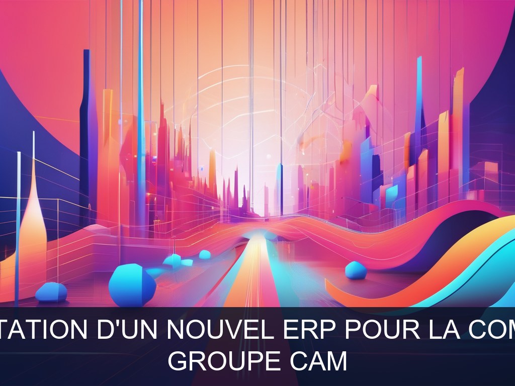 Illustration pour Groupe CAM: Implémentation d'un nouvel ERP pour la comptabilité (Potentiel à Court Terme)