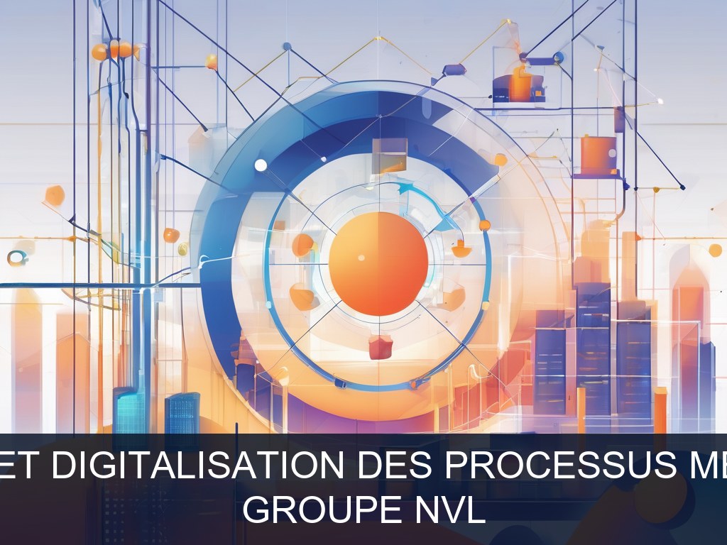 Illustration pour Groupe NVL: Optimisation et digitalisation des processus métiers via ERP (Potentiel à Court Terme)