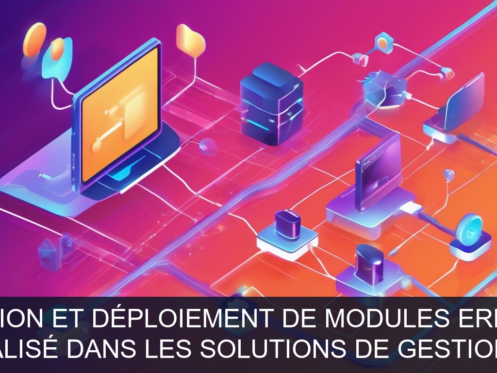 Illustration pour Éditeur de logiciels spécialisé dans les solutions de gestion pour sociétés de service: Optimisation et déploiement de modules ERP adaptés (Potentiel
