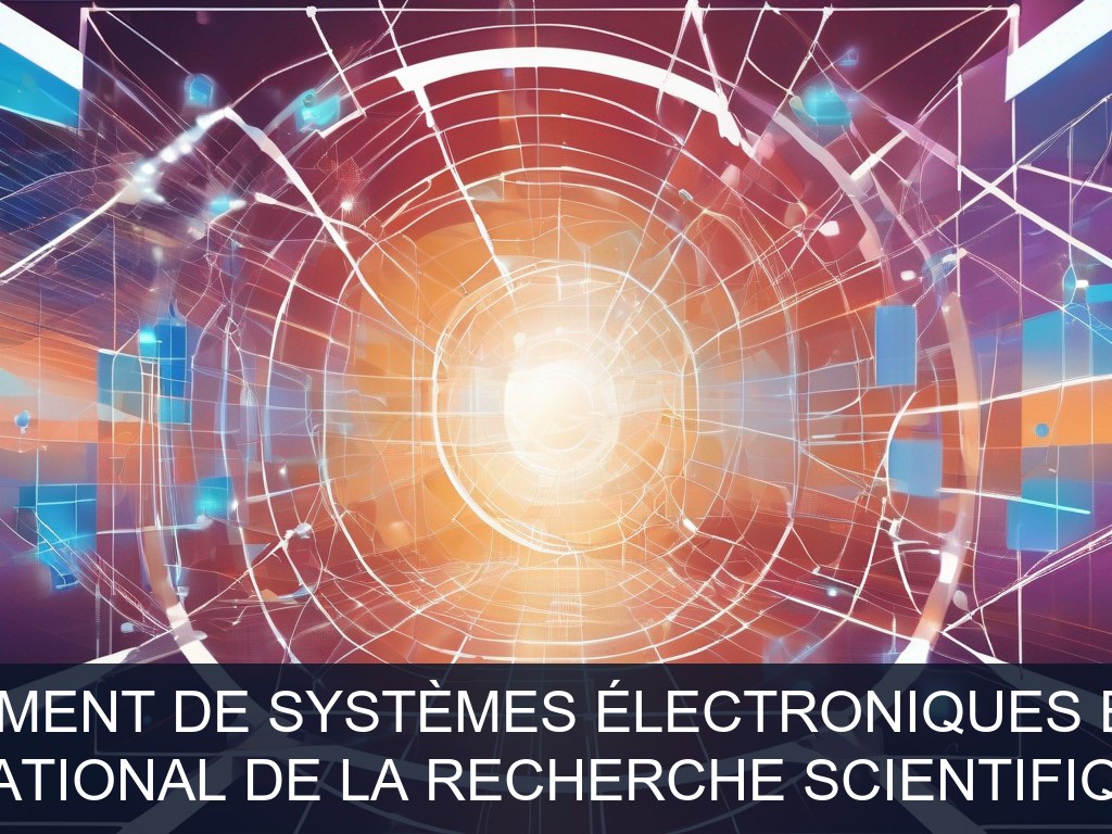 Illustration pour Centre National de la Recherche Scientifique (CNRS): Développement de systèmes électroniques embarqués
