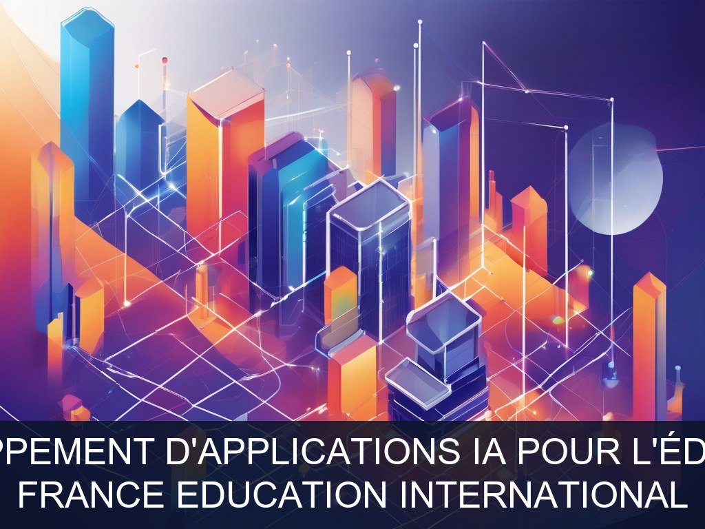 Illustration pour France Education International: Développement d'applications IA pour l'éducation