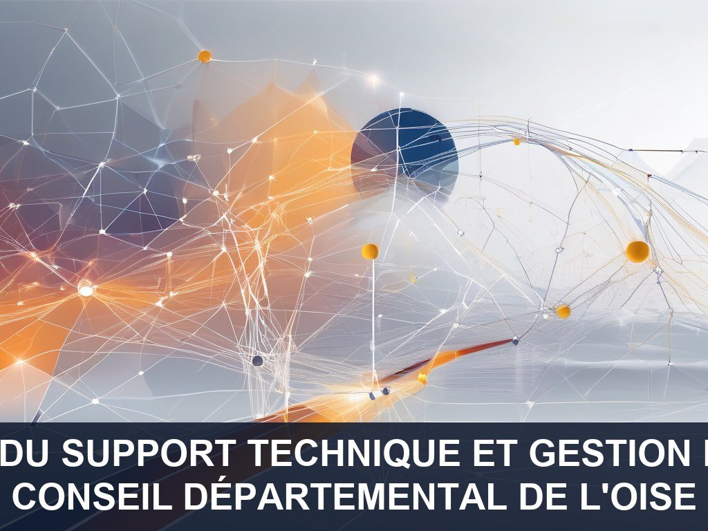 Illustration pour Conseil Départemental de l'Oise: Optimisation du support technique et gestion des incidents