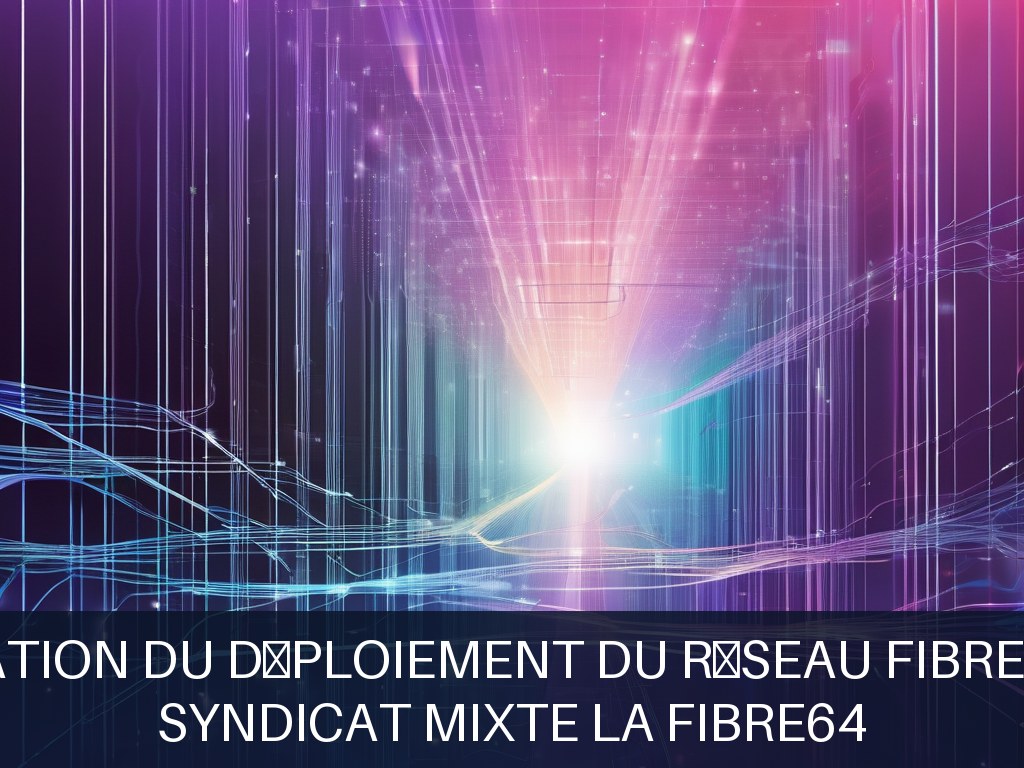Illustration pour Syndicat Mixte La Fibre64: Optimisation du déploiement du réseau fibre optique (Potentiel à Court Terme)
