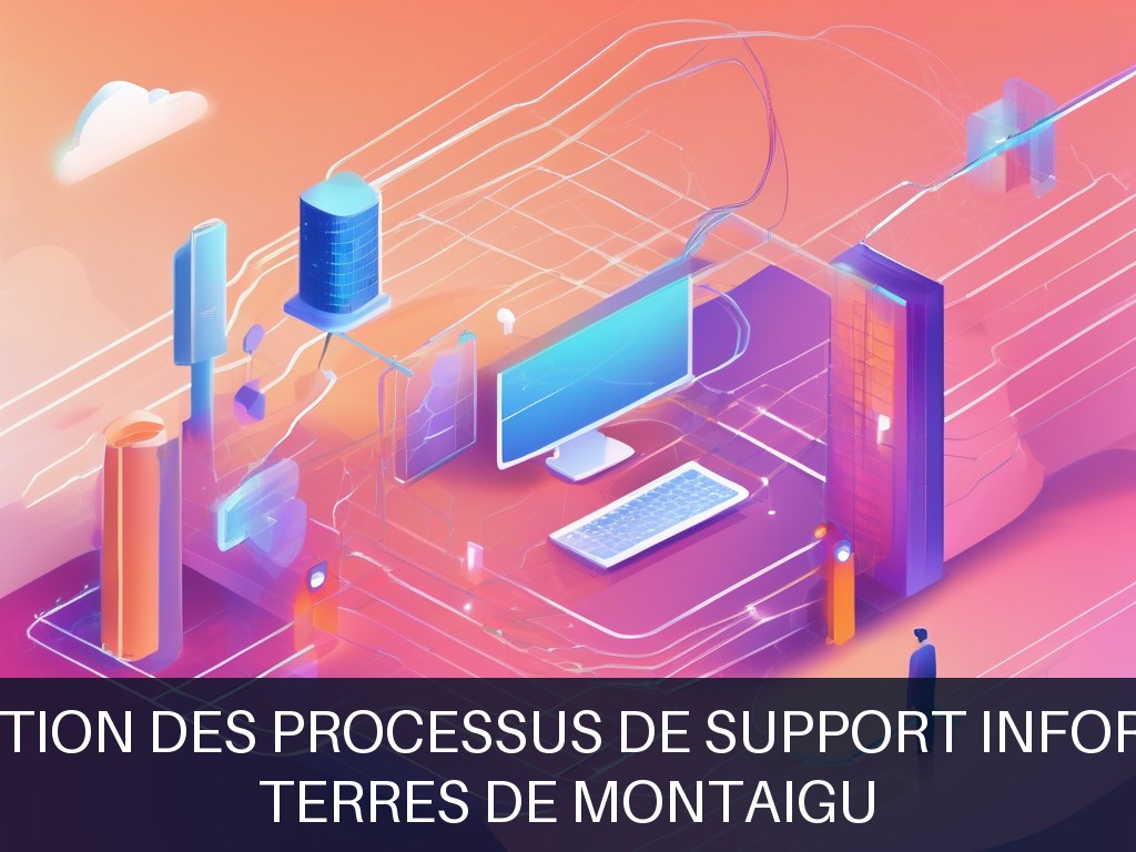 Illustration pour Terres de Montaigu: Optimisation des processus de support informatique (Potentiel à Court Terme)