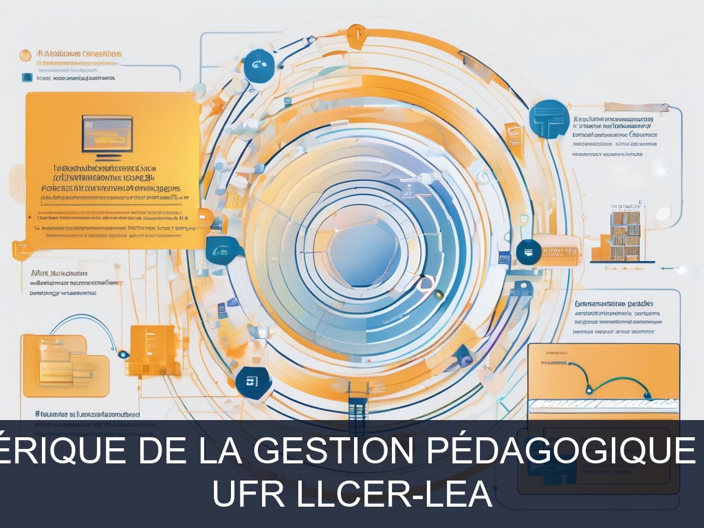 Illustration pour UFR LLCER-LEA: Optimisation numérique de la gestion pédagogique et administrative (Potentiel à Court Terme)