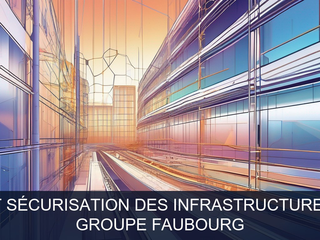Illustration pour Groupe Faubourg: Optimisation et sécurisation des infrastructures SI multi-sites (Potentiel à Court Terme)