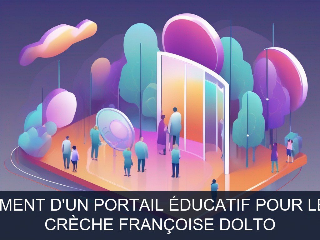 Illustration pour Crèche Françoise Dolto: Développement d'un portail éducatif pour les parents